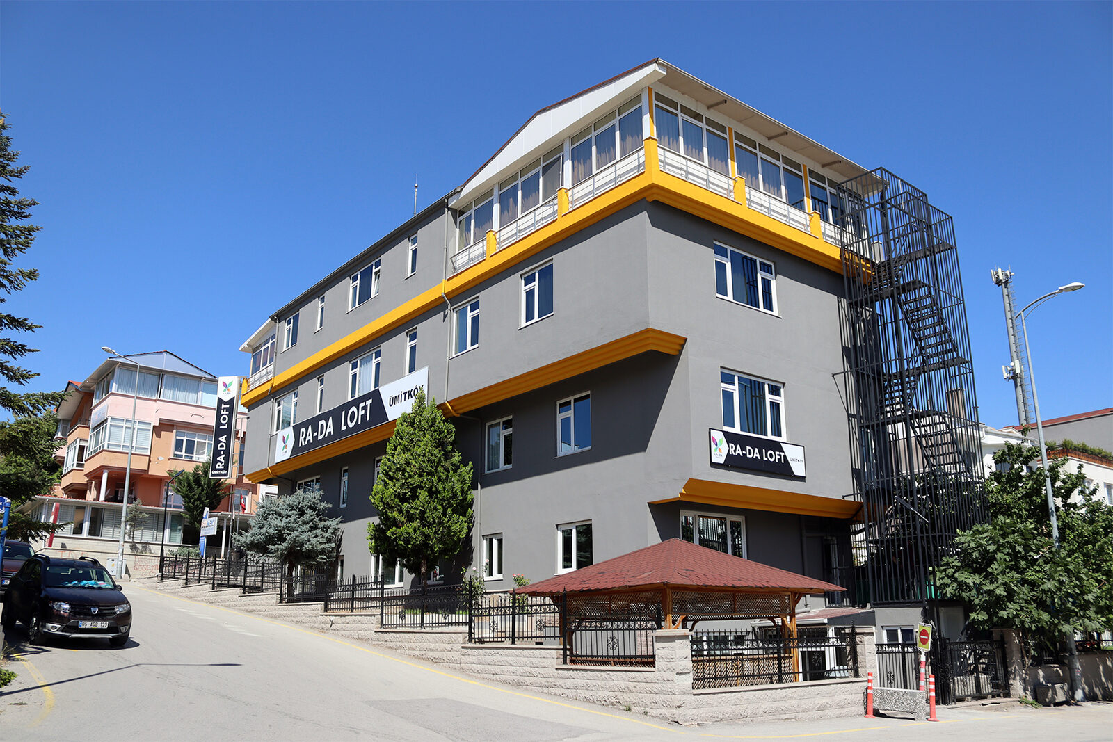 Rada Loft yurdunun bulunduğu Mutlukent çevresi